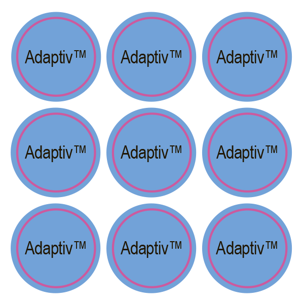 Стикеры Adaptiv / 108 стикеров на 1 листе