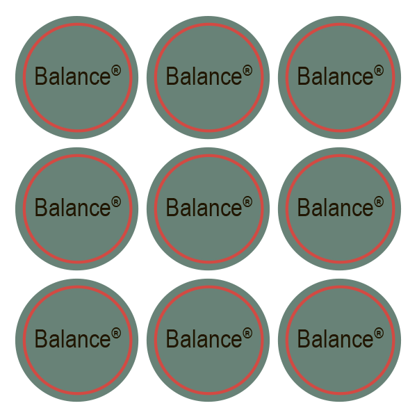 Стикеры Balance / 108 стикеров на 1 листе