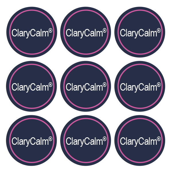 Стикеры ClaryCalm / 108 стикеров на 1 листе