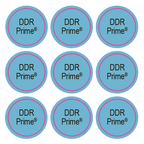 Стикеры DDR Prime / 108 стикеров на 1 листе