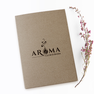 Крафтовая папка для стикеров эфирных масел/смесей