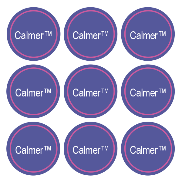 Стикеры Calmer / 108 стикеров на 1 листе