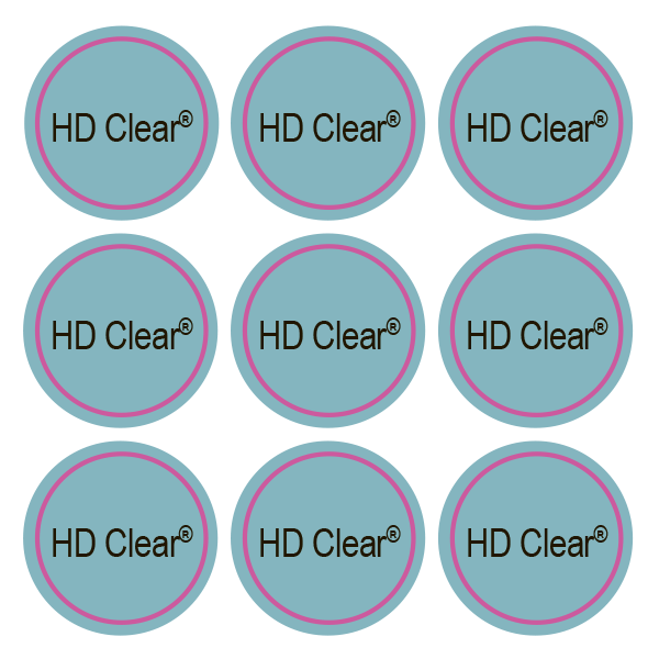 Стикеры HD Clear / 108 стикеров на 1 листе