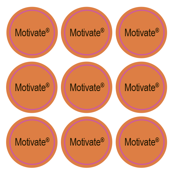 Стикеры Motivate / 108 стикеров на 1 листе