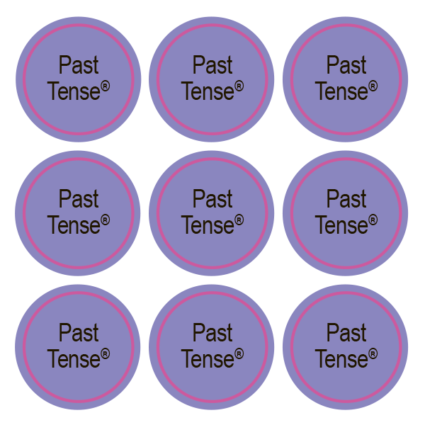 Стикеры PastTense / 108 стикеров на 1 листе